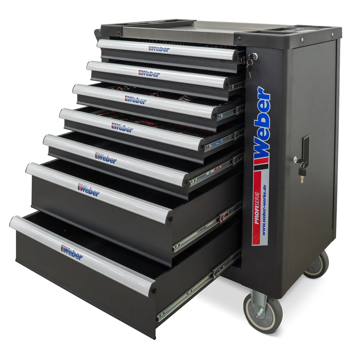 Däckmaskin Weber STM-122 & Precision-XL 3D Hjulbalanserare Paket inkl. Verkstadsvagn - Image 14