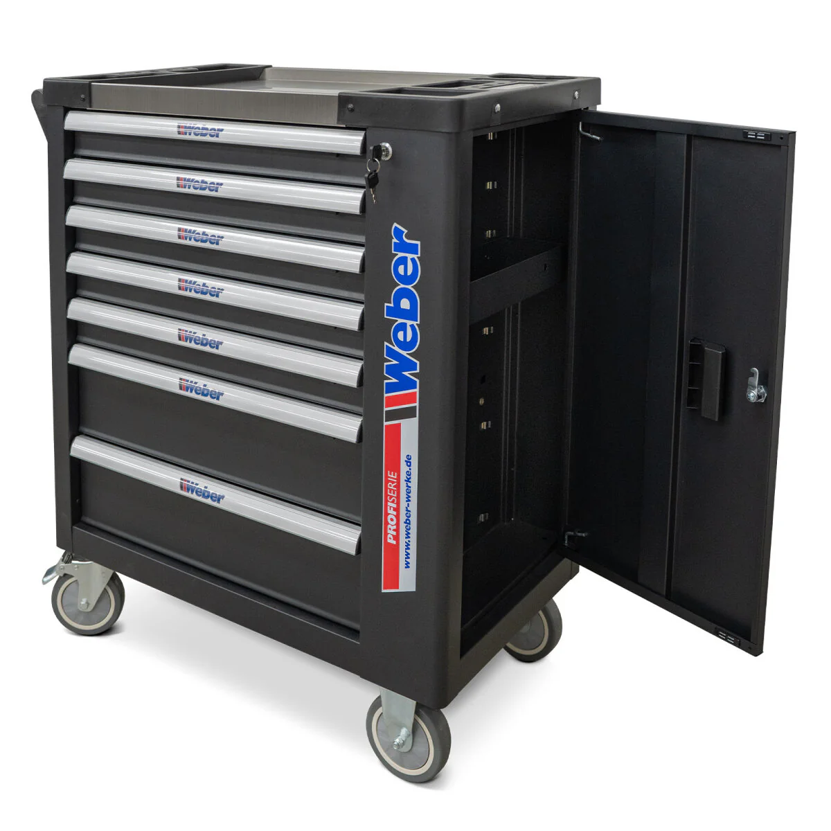 Däckmaskin Weber STM-122 & Precision-XL 3D Hjulbalanserare Paket inkl. Verkstadsvagn - Image 15