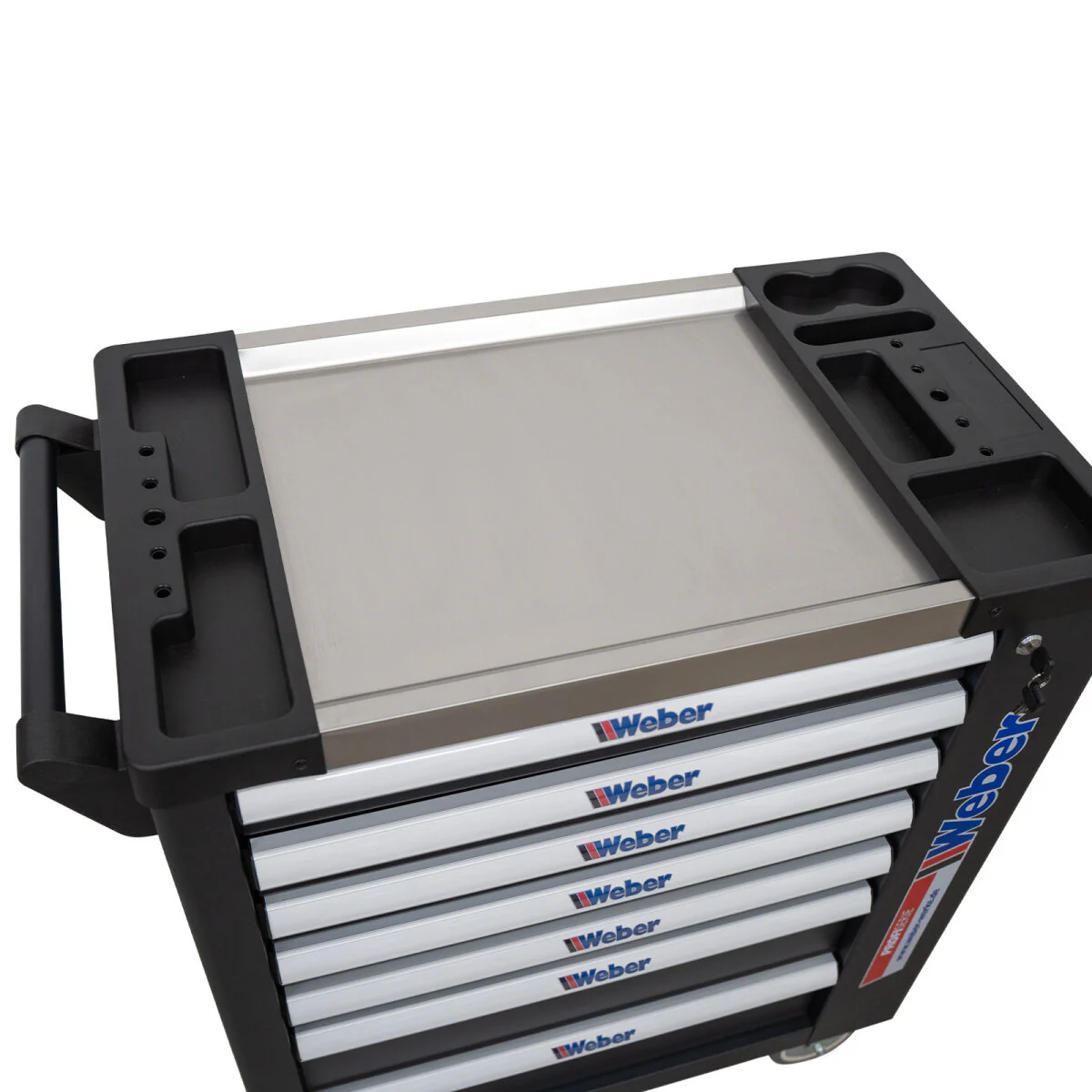Däckmaskin Weber STM-122 & Precision-XL 3D Hjulbalanserare Paket inkl. Verkstadsvagn - Image 17